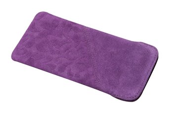 Leather softcase M ORNAMENTO purple